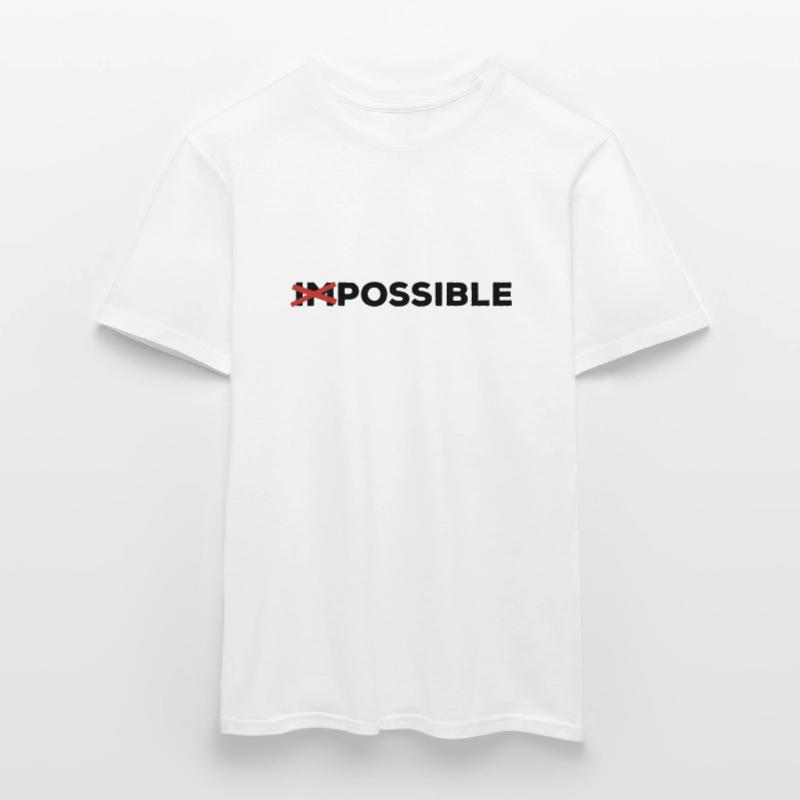 possible possible feasible way out solution Optimist yes Men's T-Shirt
