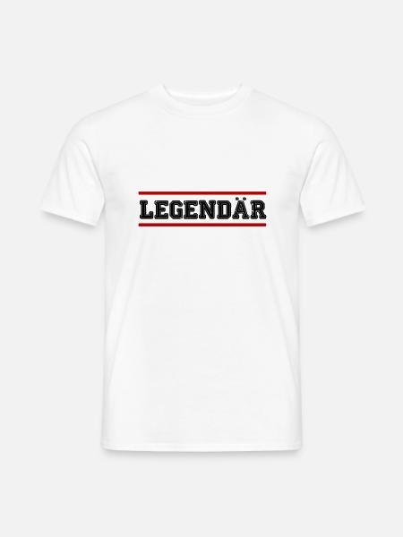 Legendär - Männer T-Shirt - Weiß