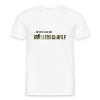 MÜLLERSCHORLE - Männer T-Shirt - Weiß - Vorne - AI Model Male 178 dark (178cm)