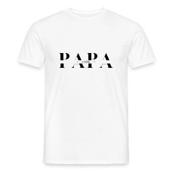 Papa chéri - T-shirt homme - blanc - Devant - AI Model Male 178 dark (178cm)