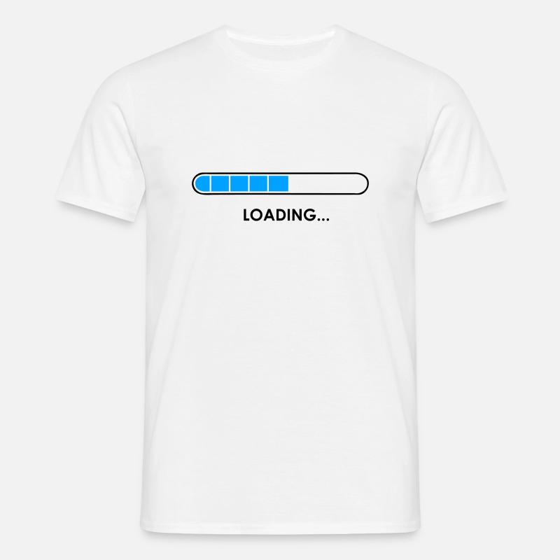 Universal Loading Symbol - Men's T-Shirt - white