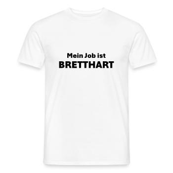 Mein Job ist bretthart - Männer T-Shirt - Weiß - Vorne - AI Model Male 178 dark (178cm)