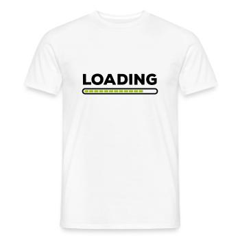 Chargement - T-shirt homme - blanc - Devant - AI Model Male 178 dark (178cm)