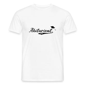 Abiturient 2025 - Männer T-Shirt - Weiß - Vorne - AI Model Male 178 dark (178cm)
