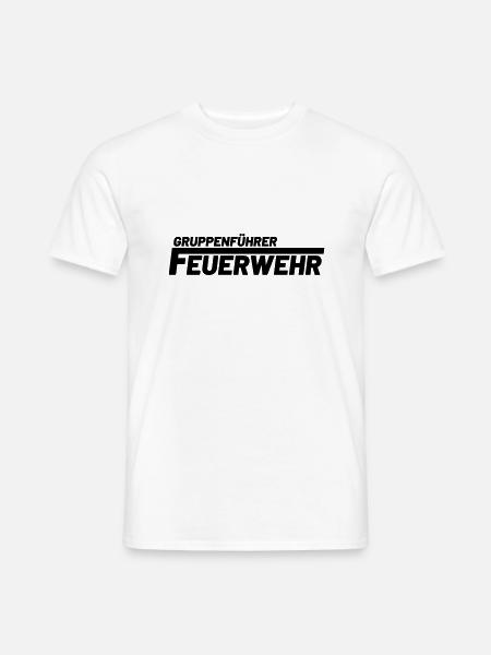 Gruppenführer Freiwillige Feuerwehr - Männer T-Shirt - Weiß