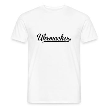 Uhrmacher - Männer T-Shirt - Weiß - Vorne - AI Model Male 178 dark (178cm)