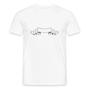 Banner - Männer T-Shirt - Weiß - Vorne - AI Model Male 178 dark (178cm)