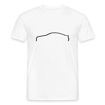 Calibra - Männer T-Shirt - Weiß - Vorne - AI Model Male 178 dark (178cm)