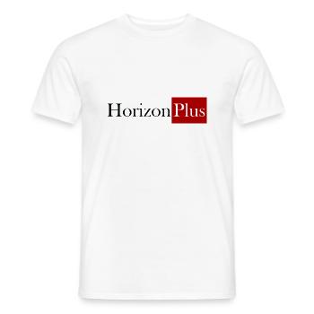 horizon plus - T-shirt homme - blanc - Devant - AI Model Male 178 dark (178cm)