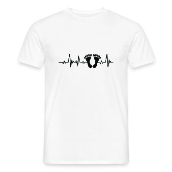 Gift idea for grandpa grandma pieds noirs - Men's T-Shirt - white - Front - AI Model Male 178 dark (178cm)