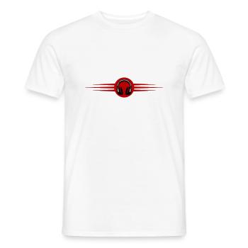 Casque Musique - T-shirt homme - blanc - Devant - AI Model Male 178 dark (178cm)