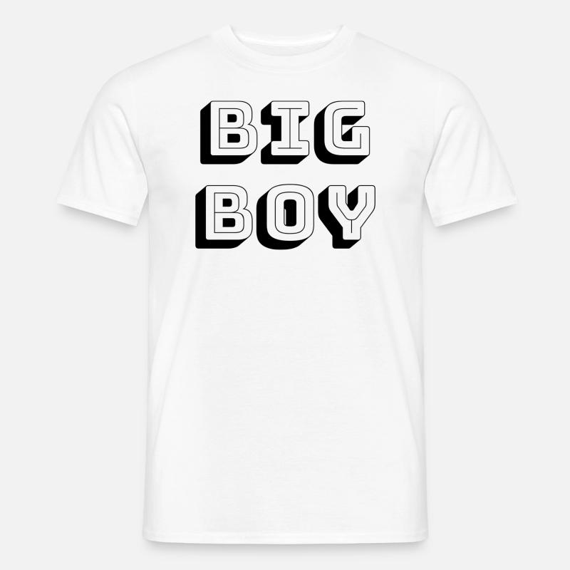 Big boy - Männer T-Shirt - Weiß