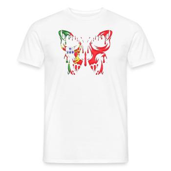 Portugal pays drapeau officiel des états continent - T-shirt homme - blanc - Devant - AI Model Male 178 dark (178cm)