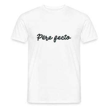père parfait cadeau - T-shirt homme - blanc - Devant - AI Model Male 178 dark (178cm)