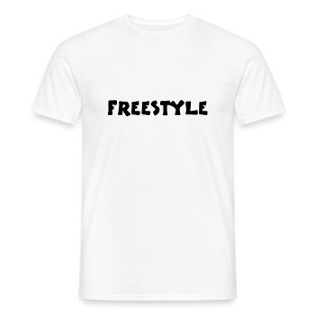 freestyle2_vec_1 - Männer T-Shirt - Weiß - Vorne - AI Model Male 178 dark (178cm)