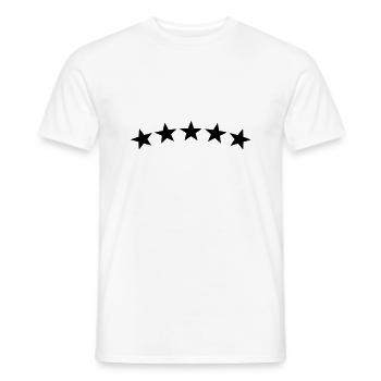 star - T-shirt homme - blanc - Devant - AI Model Male 178 dark (178cm)