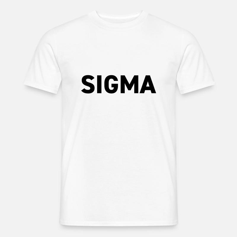 Sigma Dark Pack Rank - Männer T-Shirt - Weiß