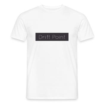 Drift Point - Men's T-Shirt - white - Front - AI Model Male 178 dark (178cm)