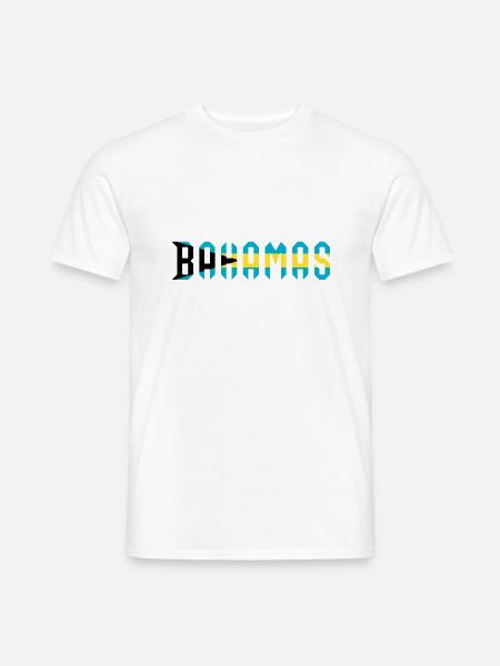 Bahamas - Männer T-Shirt - Weiß