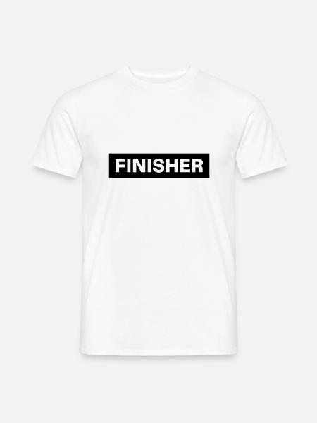 FINISHER - Männer T-Shirt - Weiß