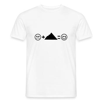 Berglieber - Men's T-Shirt - white - Front - AI Model Male 178 dark (178cm)
