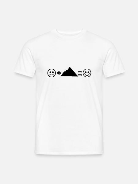 Berglieber - Männer T-Shirt - Weiß