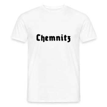 Chemnitz - Männer T-Shirt - Weiß - Vorne - AI Model Male 178 dark (178cm)