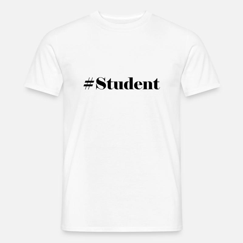 #Student logo - Men's T-Shirt - white
