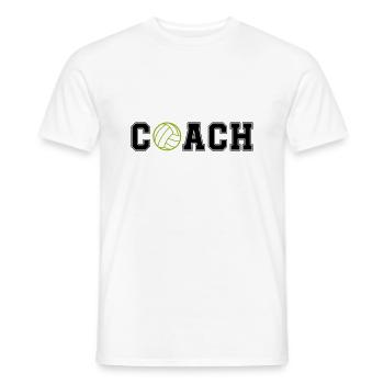Handball Coach - Männer T-Shirt - Weiß - Vorne - AI Model Male 178 dark (178cm)