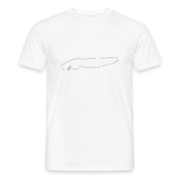 norderney - Männer T-Shirt - Weiß - Vorne - AI Model Male 178 dark (178cm)
