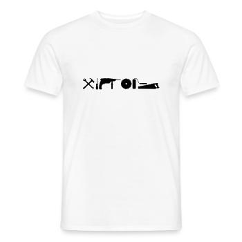 werkzeug_handwerker__f1 - Männer T-Shirt - Weiß - Vorne - AI Model Male 178 dark (178cm)