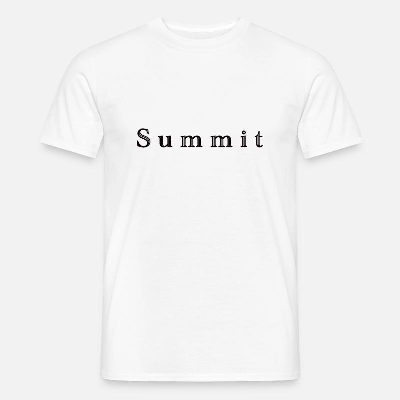 Summit - Männer T-Shirt - Weiß