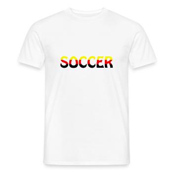 Fußball Football - T-shirt homme - blanc - Devant - AI Model Male 178 dark (178cm)