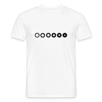 Ouverture - T-shirt homme - blanc - Devant - AI Model Male 178 dark (178cm)