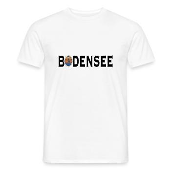 Bodensee - Männer T-Shirt - Weiß - Vorne - AI Model Male 178 dark (178cm)
