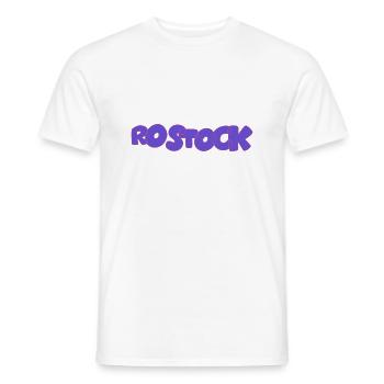Rostock - Männer T-Shirt - Weiß - Vorne - AI Model Male 178 dark (178cm)