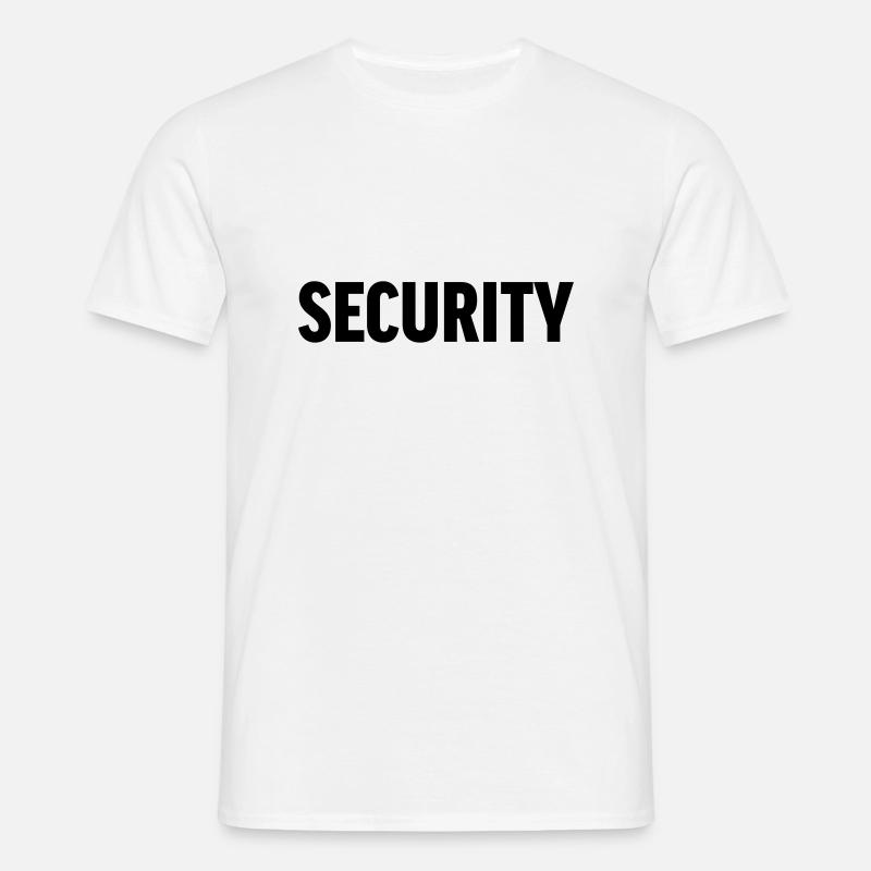 Security - Männer T-Shirt - Weiß