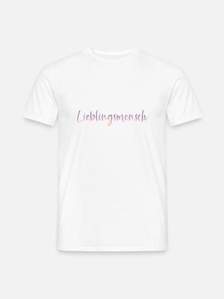 Lieblingsmensch - Männer T-Shirt - Weiß