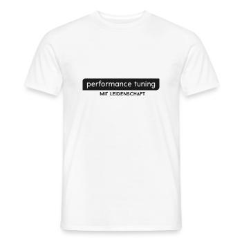 Car Tuning mit Leidenschaft - Männer T-Shirt - Weiß - Vorne - AI Model Male 178 dark (178cm)