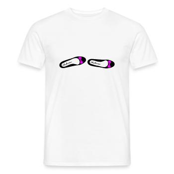 Ballerina 1 - Männer T-Shirt - Weiß - Vorne - AI Model Male 178 dark (178cm)