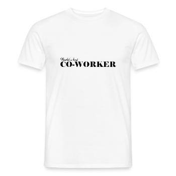 Le meilleur collègue du monde - T-shirt homme - blanc - Devant - AI Model Male 178 dark (178cm)