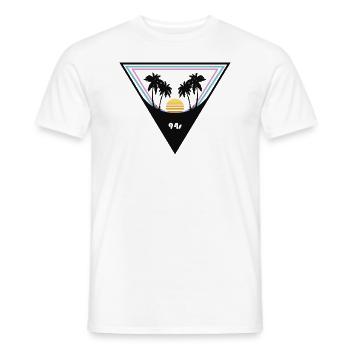 Retro - Männer T-Shirt - Weiß - Vorne - AI Model Male 178 dark (178cm)