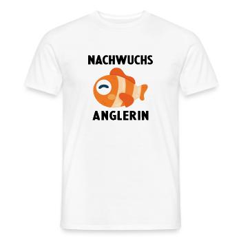 Nachwuchs Angler Angeln Baby Geburt Fische Fisch - Männer T-Shirt - Weiß - Vorne - AI Model Male 178 dark (178cm)