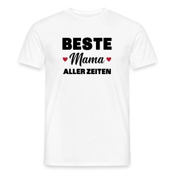 Beste Mutter aller Zeiten - Männer T-Shirt - Weiß - Vorne - AI Model Male 178 dark (178cm)