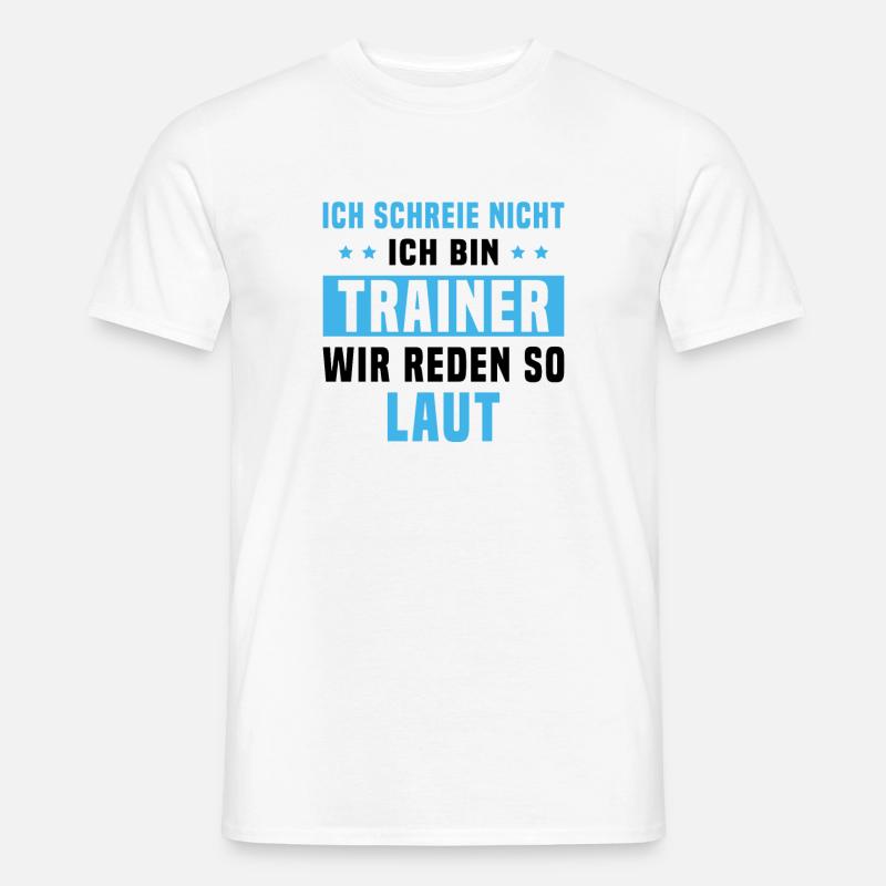 Männertrainer Geschenkidee Trainer Geschenk - Männer T-Shirt - Weiß