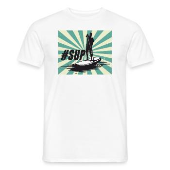 SOUPER - T-shirt homme - blanc - Devant - AI Model Male 178 dark (178cm)