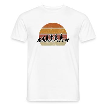 Lagotto Romagnolo Evolution Truffle Dog Gift - Men's T-Shirt - white - Front - AI Model Male 178 dark (178cm)