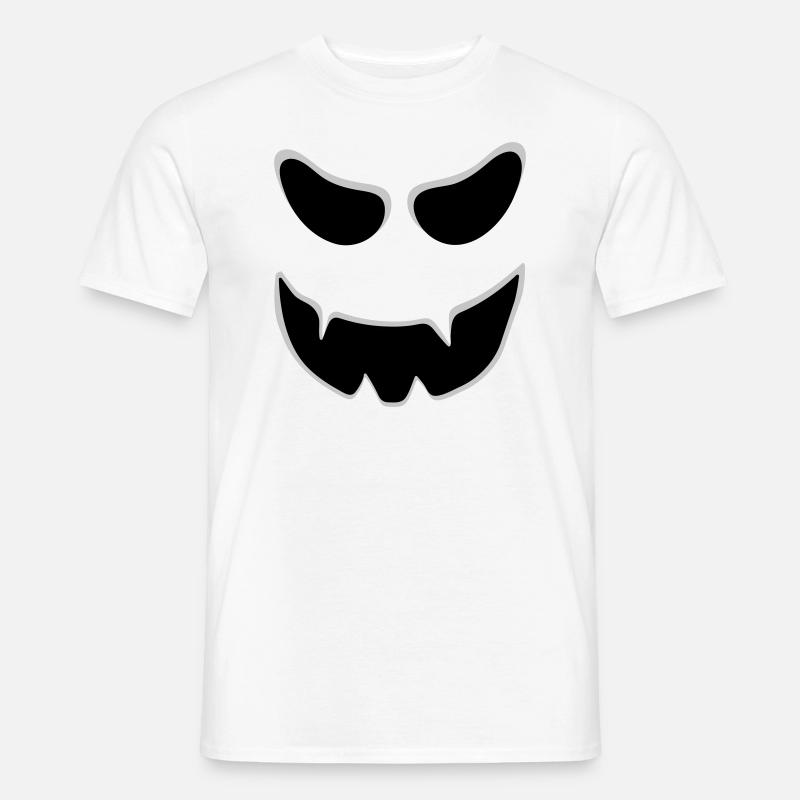 Ghost Face Vampire Grimace Halloween - Men’s T-shirt - white