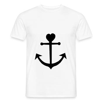 Ancre-Nord-Moin - T-shirt homme - blanc - Devant - AI Model Male 178 dark (178cm)