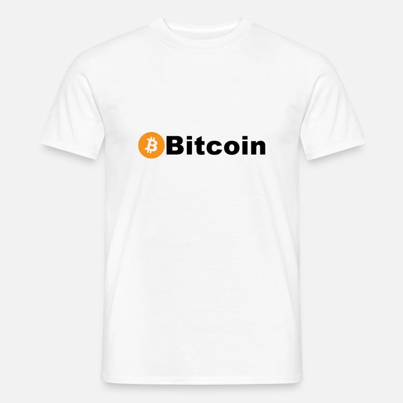 Bitcoin Design - Männer T-Shirt - Weiß